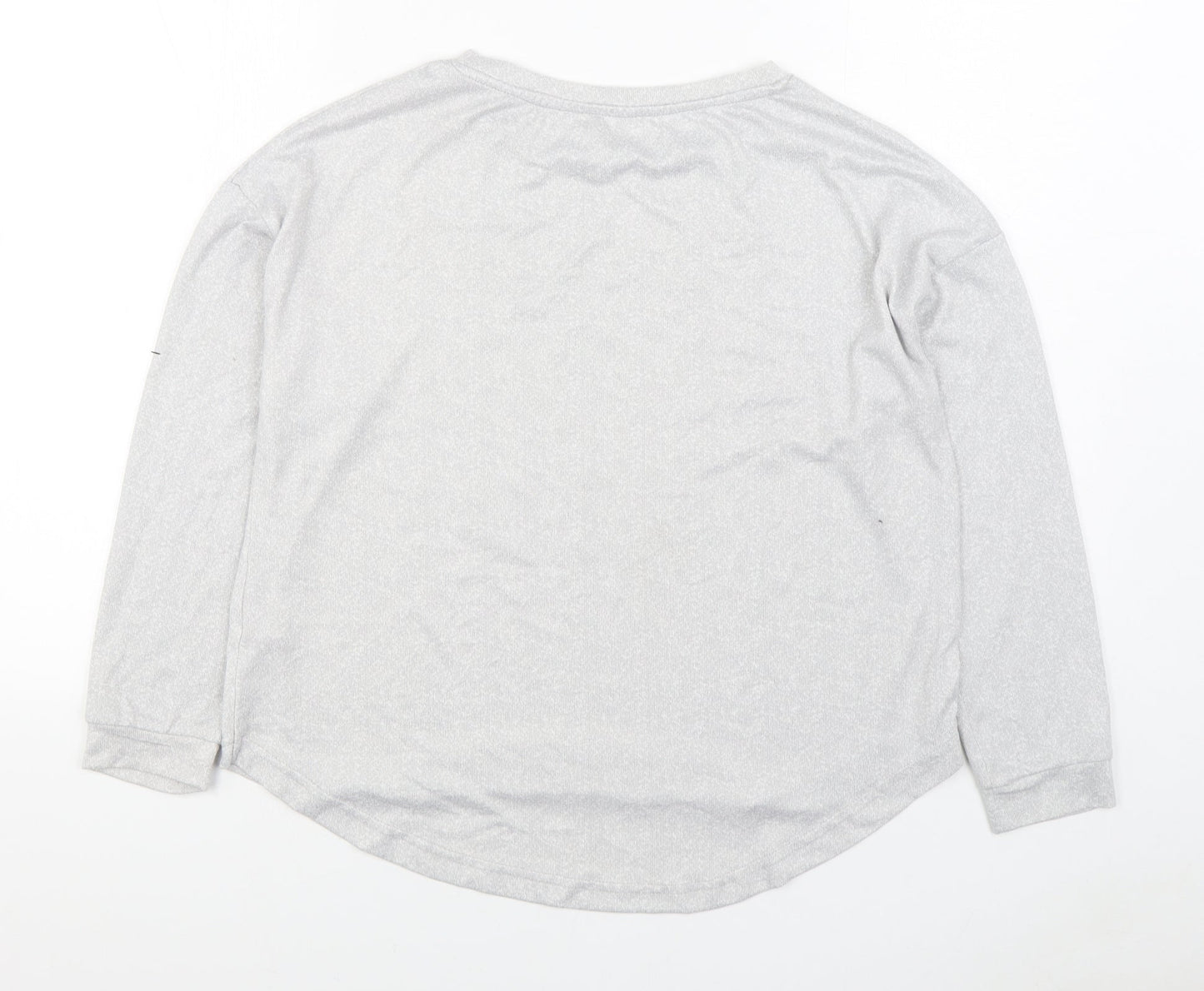 Womens UK Size S Dunnes Stores Grey Pullover Sweatshirt