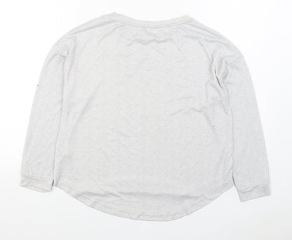 Womens UK Size S Dunnes Stores Grey Pullover Sweatshirt