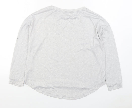 Womens UK Size S Dunnes Stores Grey Pullover Sweatshirt