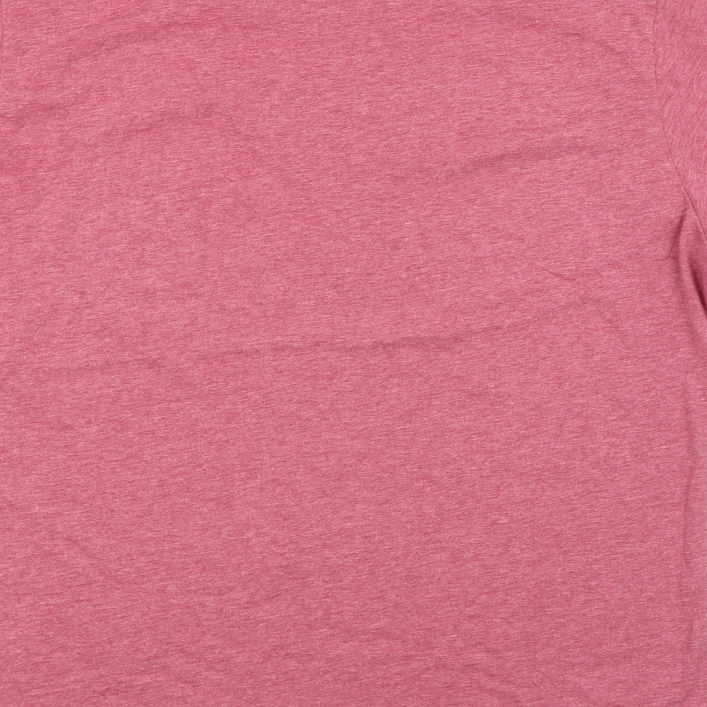 SheIn Womens Red Cotton Basic T-Shirt Size XL Round Neck