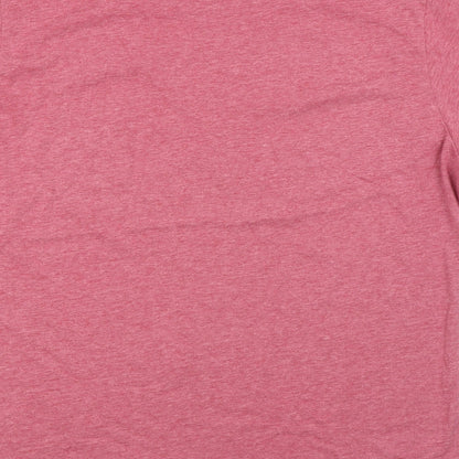 SheIn Womens Red Cotton Basic T-Shirt Size XL Round Neck