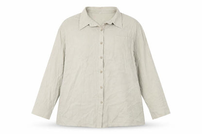 Womens UK Size M SheIn Beige Basic Button-Up