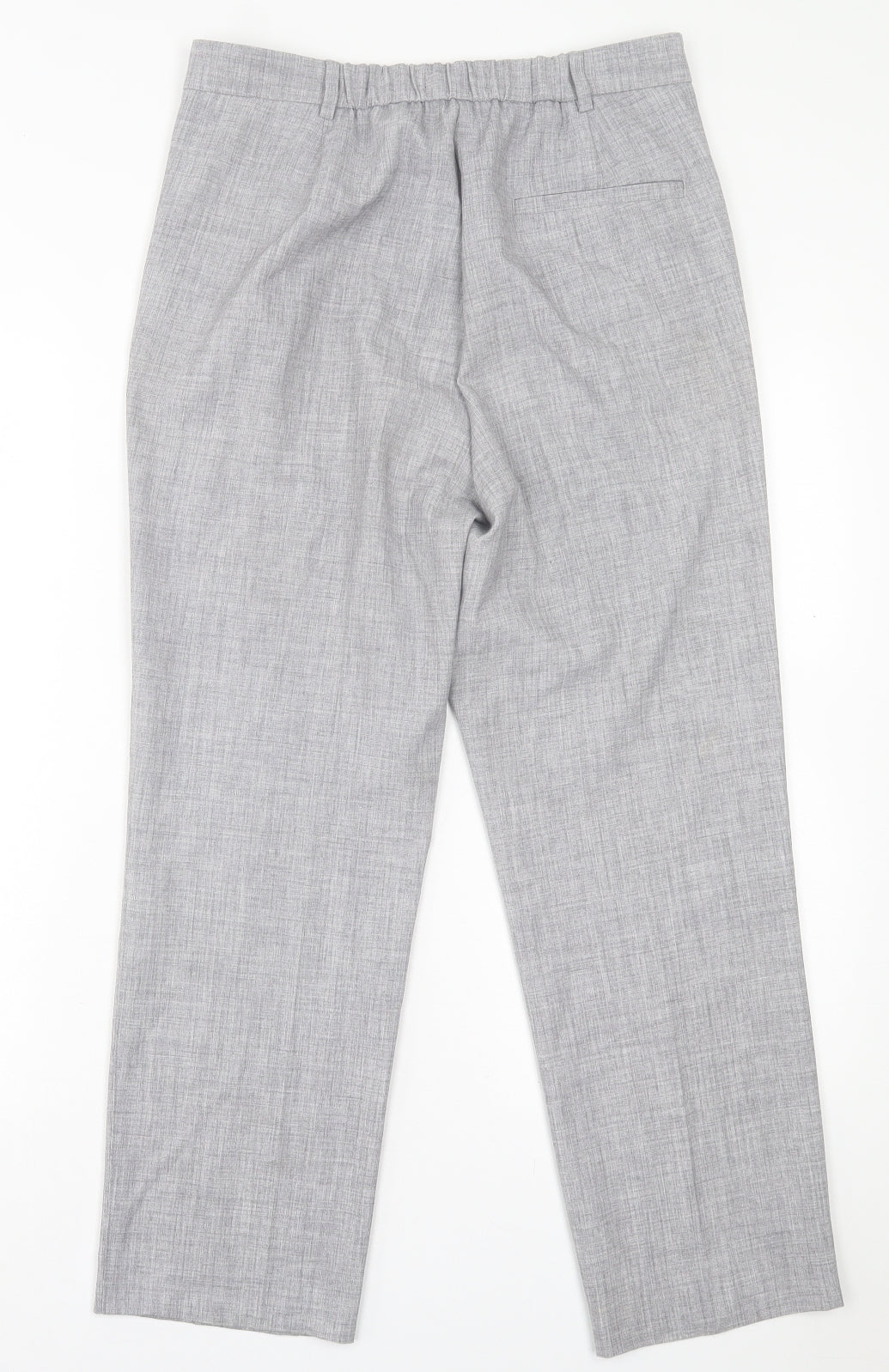 Womens UK Size 12 Marks and Spencer Regular Fit  Grey Trousers