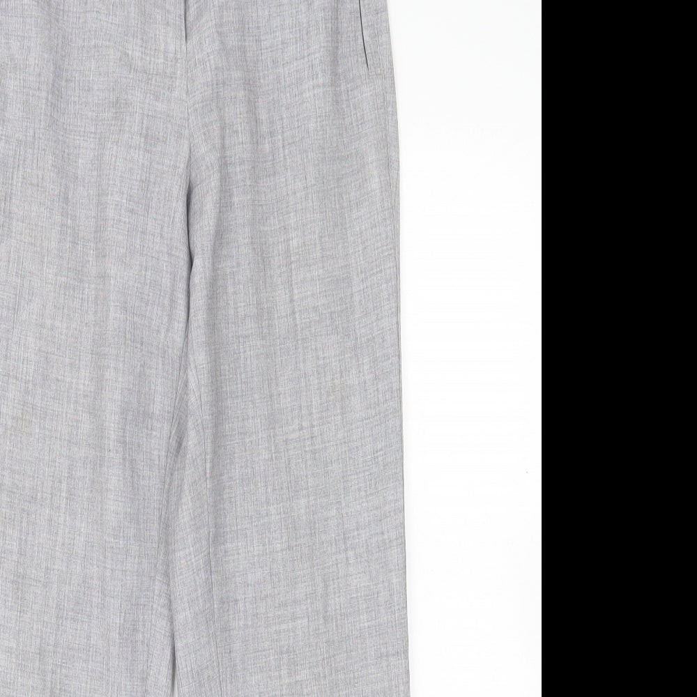 Womens UK Size 12 Marks and Spencer Regular Fit  Grey Trousers