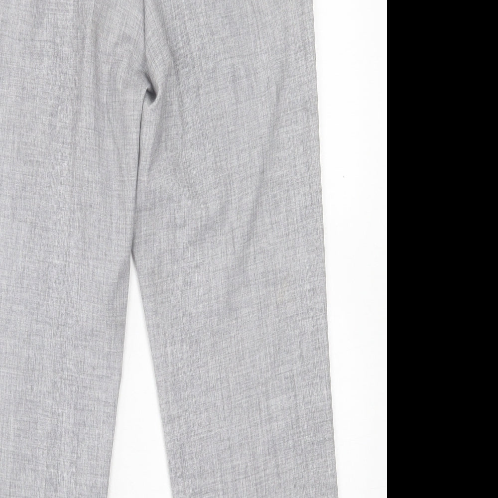 Womens UK Size 12 Marks and Spencer Regular Fit  Grey Trousers
