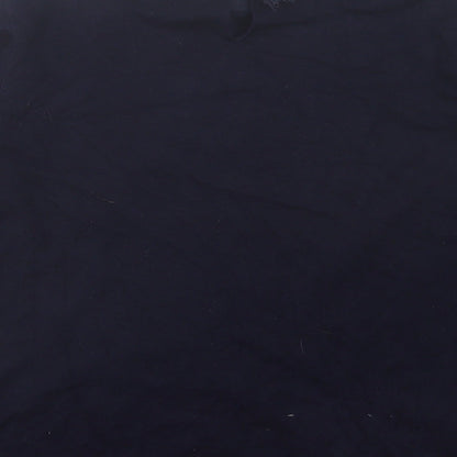 Womens UK Size 14 Warehouse Blue Basic T-Shirt