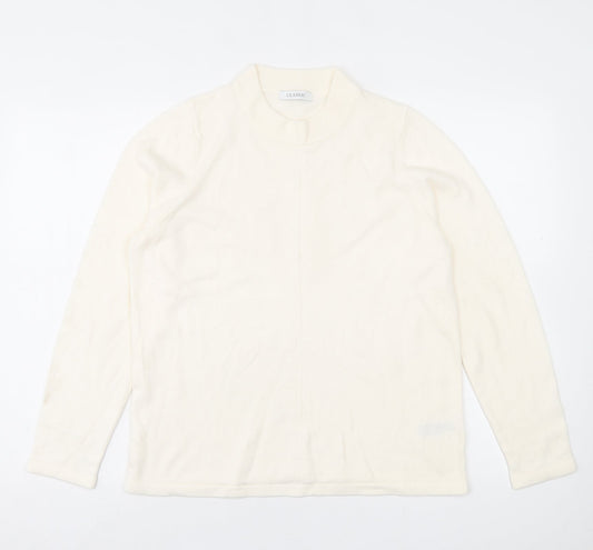 Womens UK Size 14 Marks and Spencer Ivory Pullover Jumper
