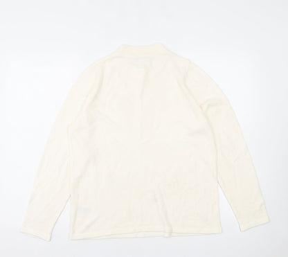 Womens UK Size 14 Marks and Spencer Ivory Pullover Jumper