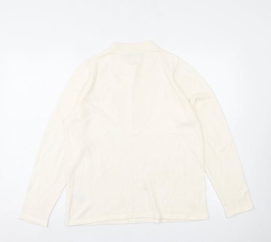 Womens UK Size 14 Marks and Spencer Ivory Pullover Jumper