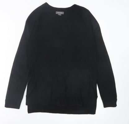 Primark Womens Black Crew Neck Acrylic Pullover Jumper Size XS