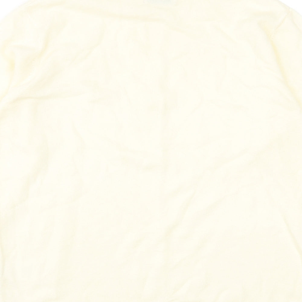 Damart Womens Ivory High Neck Acrylic Pullover Jumper Size 14