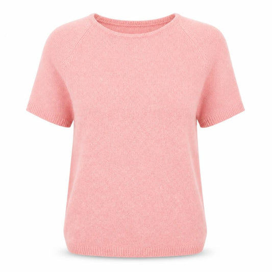 Womens UK Size 10 Berkertex Pink Basic T-Shirt