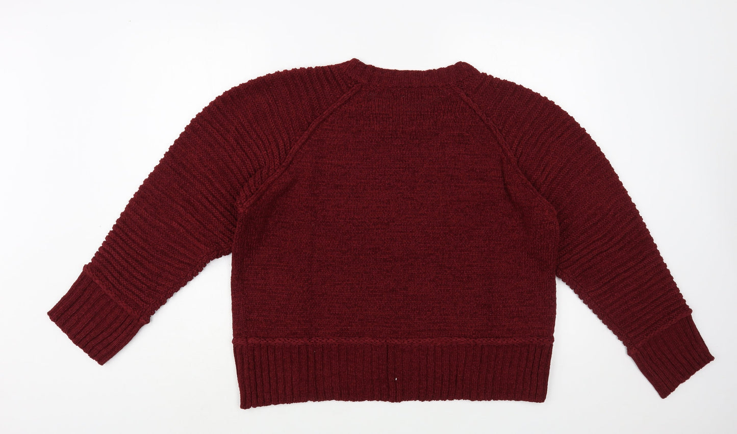 Womens UK Size 16 Studio Red Pullover Jumper