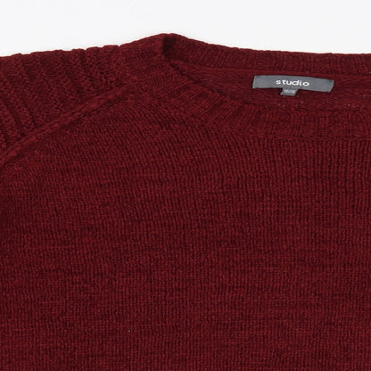 Womens UK Size 16 Studio Red Pullover Jumper