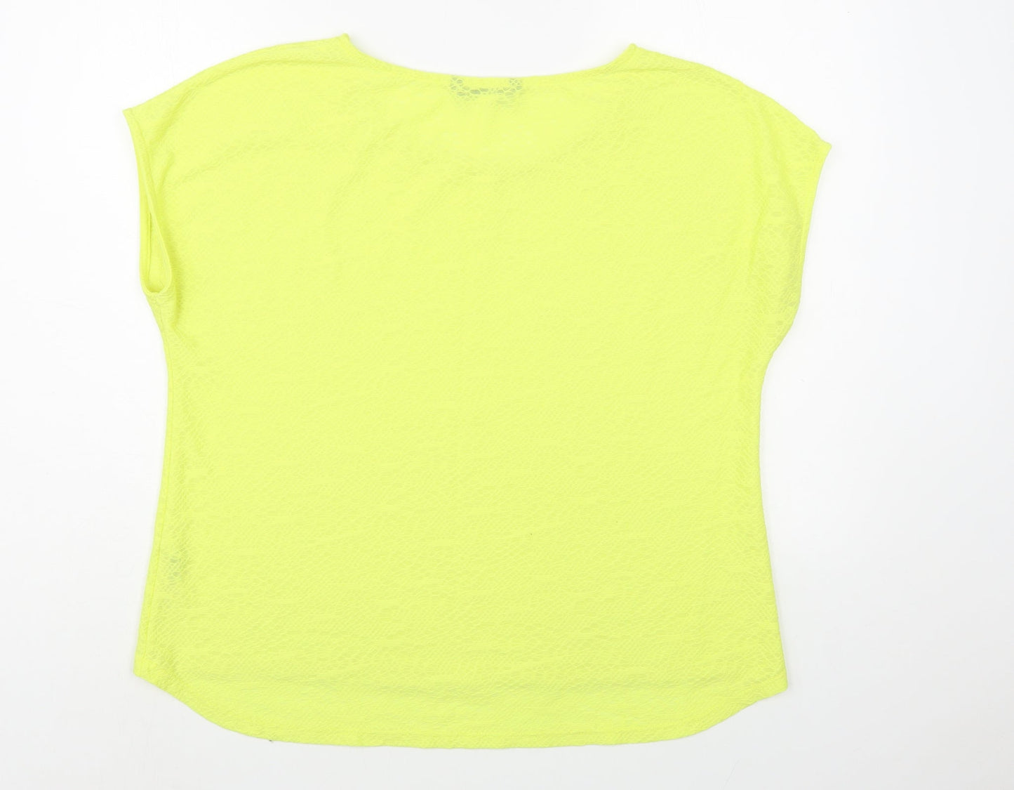 Womens UK Size 18 Dunnes Stores Yellow Basic Blouse