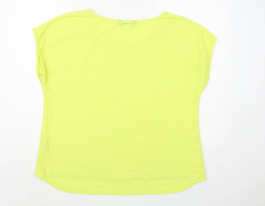 Womens UK Size 18 Dunnes Stores Yellow Basic Blouse