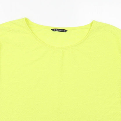 Womens UK Size 18 Dunnes Stores Yellow Basic Blouse