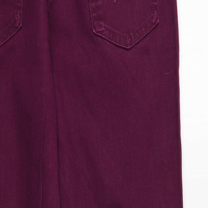 Womens UK Size 10 Marks and Spencer Regular Fit Skinny Purple Jeans
