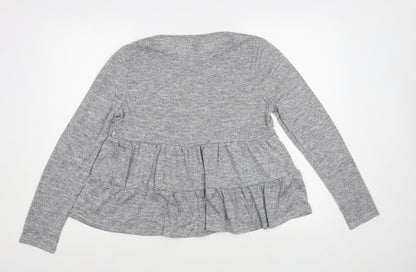 Womens UK Size M New Look Grey Pullover Jumper