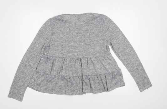 Womens UK Size M New Look Grey Pullover Jumper