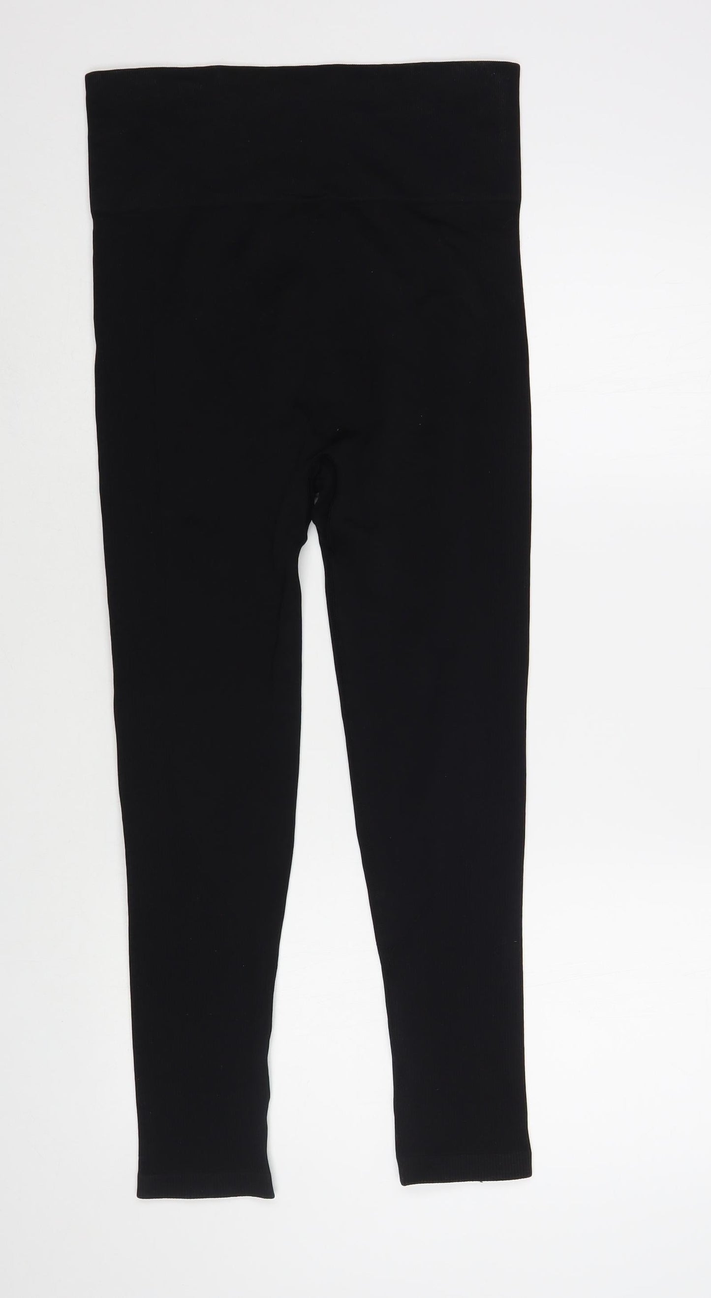 Jeff & Co Womens Black Nylon Jegging Leggings Size 10 L26 in