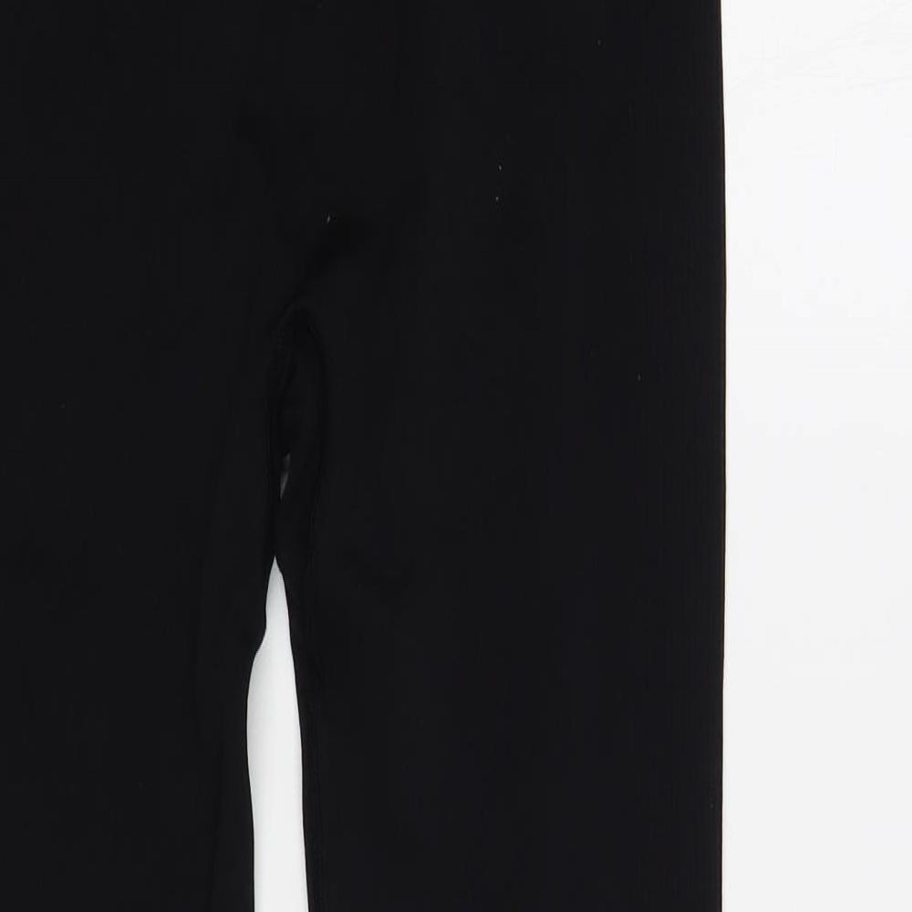 Jeff & Co Womens Black Nylon Jegging Leggings Size 10 L26 in