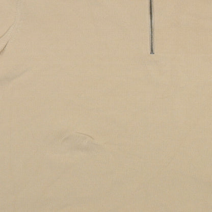 Autograph Womens Beige V-Neck Viscose Pullover Jumper Size 20