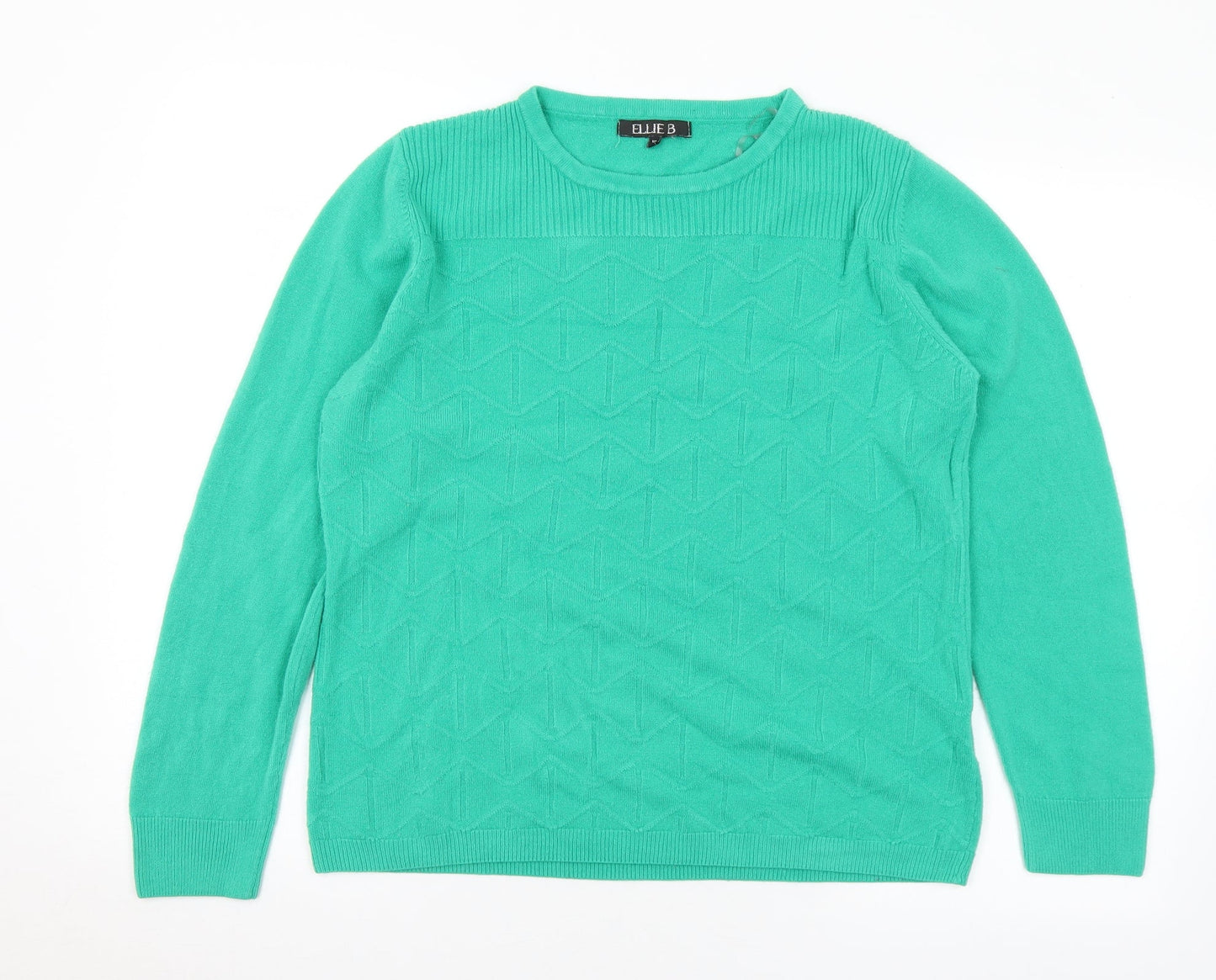 Womens UK Size XL ELLIE B Green Pullover Jumper
