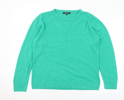 Womens UK Size XL ELLIE B Green Pullover Jumper