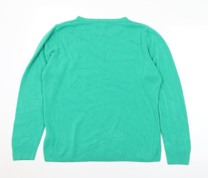 Womens UK Size XL ELLIE B Green Pullover Jumper