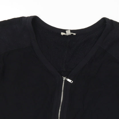 Zara Womens Black Jacket Size S Zip