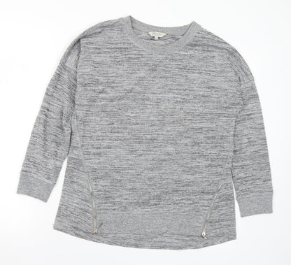 Womens UK Size 12 Peacocks Grey Pullover Jumper