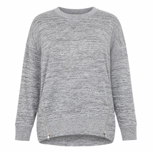 Womens UK Size 12 Peacocks Grey Pullover Jumper