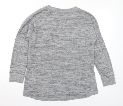 Womens UK Size 12 Peacocks Grey Pullover Jumper