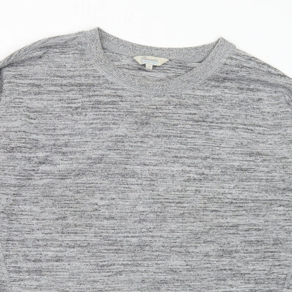 Womens UK Size 12 Peacocks Grey Pullover Jumper
