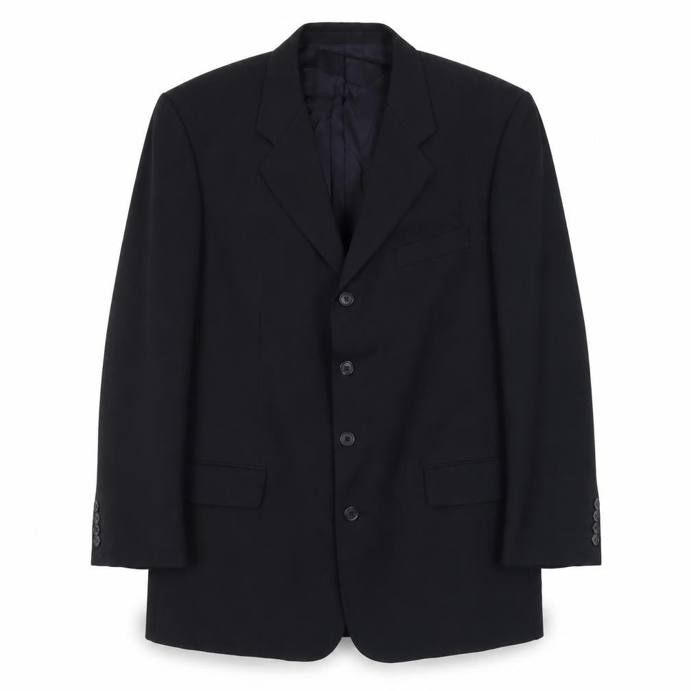 Mens UK Size 44 David Moss Regular Black Suit Jacket
