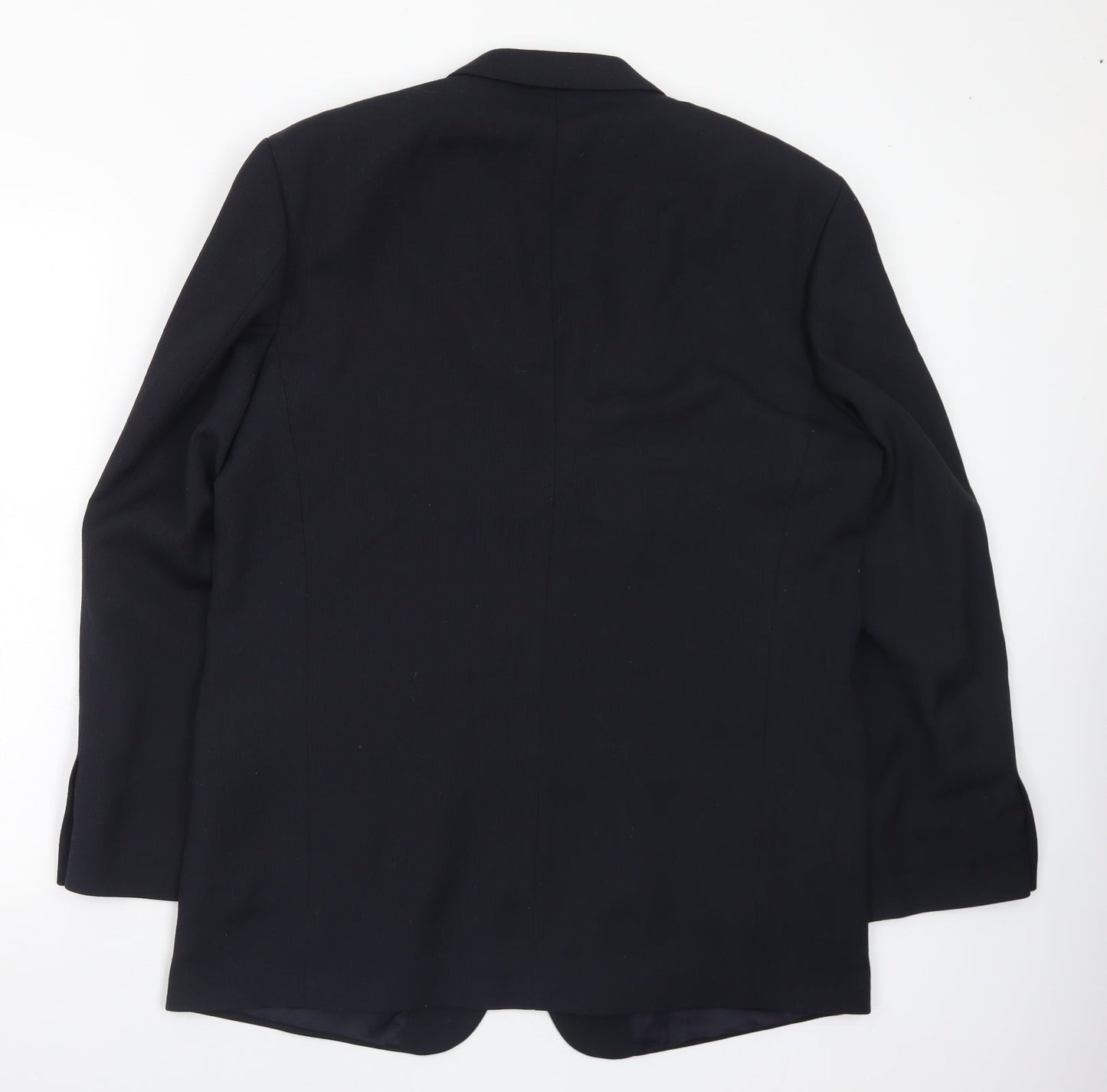 Mens UK Size 44 David Moss Regular Black Suit Jacket