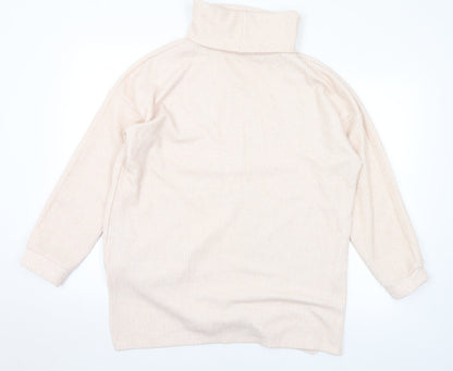 Womens UK Size L New Look Pink Pullover Jumper