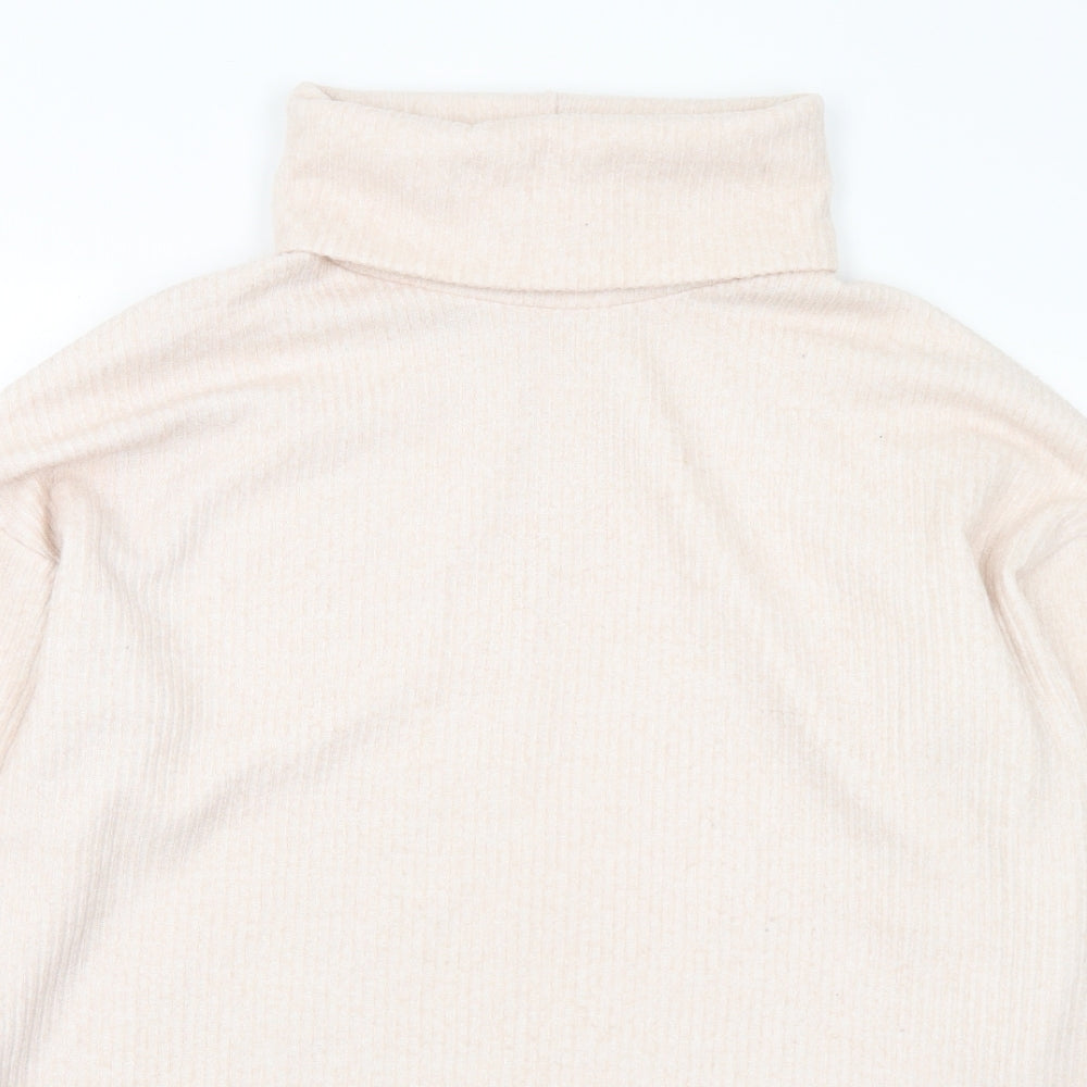 Womens UK Size L New Look Pink Pullover Jumper