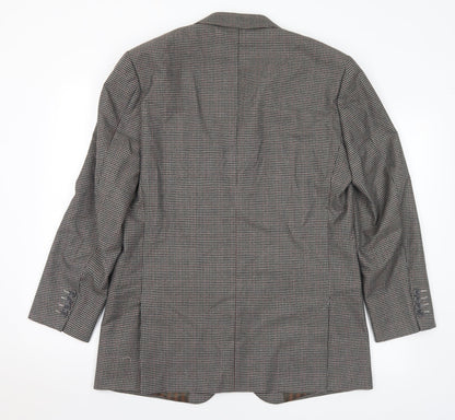 Skopes Mens Multicoloured Check Polyester Jacket Suit Jacket Size 40