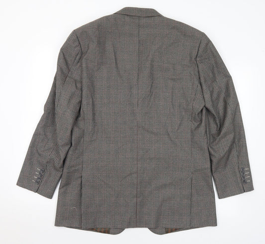 Skopes Mens Multicoloured Check Polyester Jacket Suit Jacket Size 40