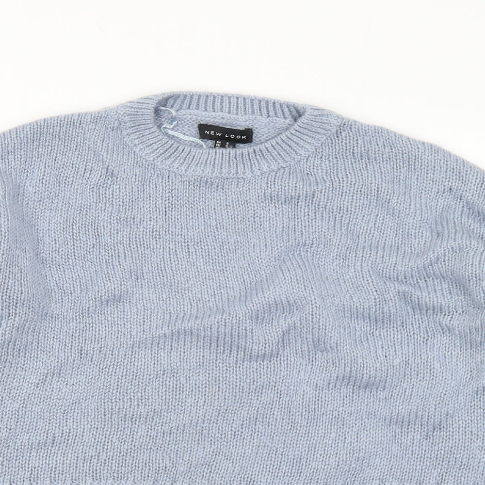 Womens UK Size S New Look Blue Pullover Jumper