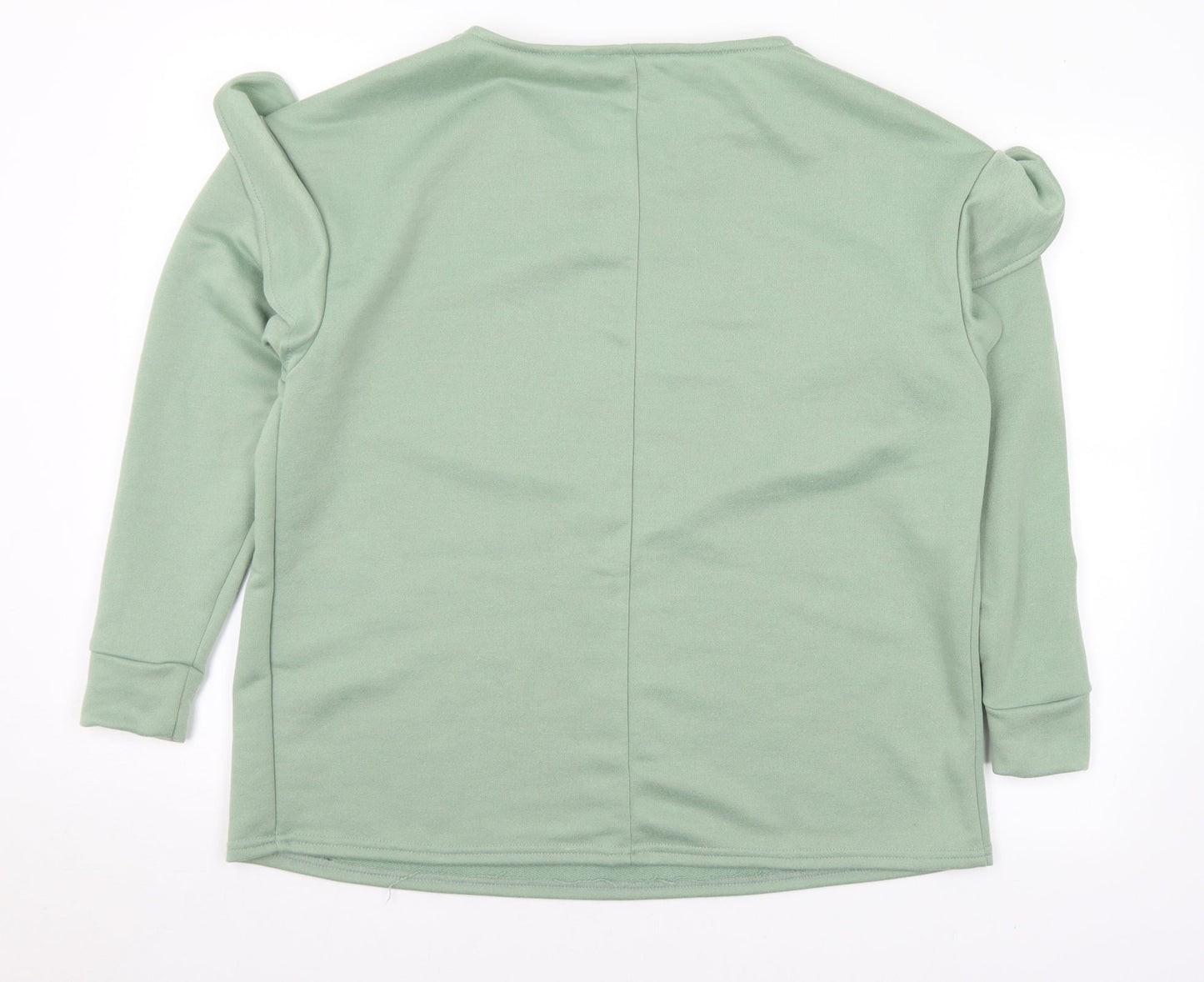 Evans Womens Green Polyester Pullover Sweatshirt Size 14