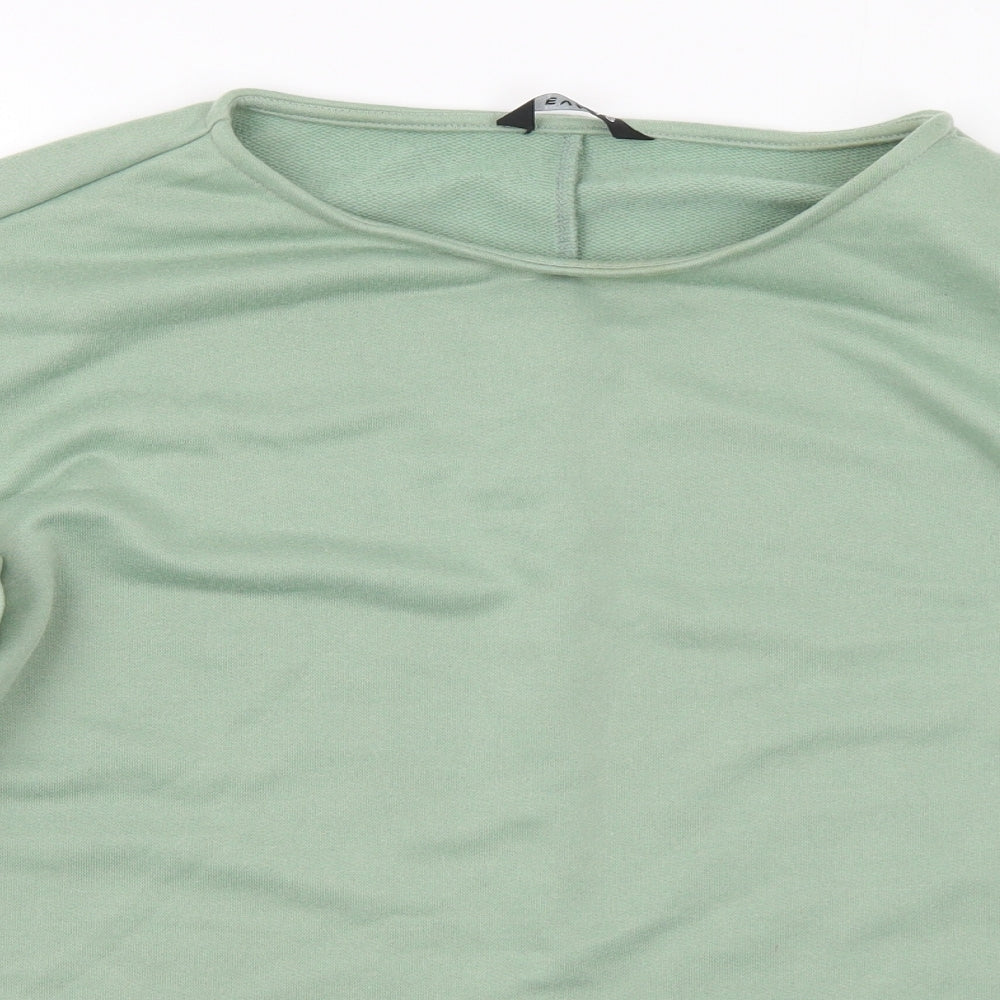 Evans Womens Green Polyester Pullover Sweatshirt Size 14