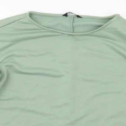 Evans Womens Green Polyester Pullover Sweatshirt Size 14
