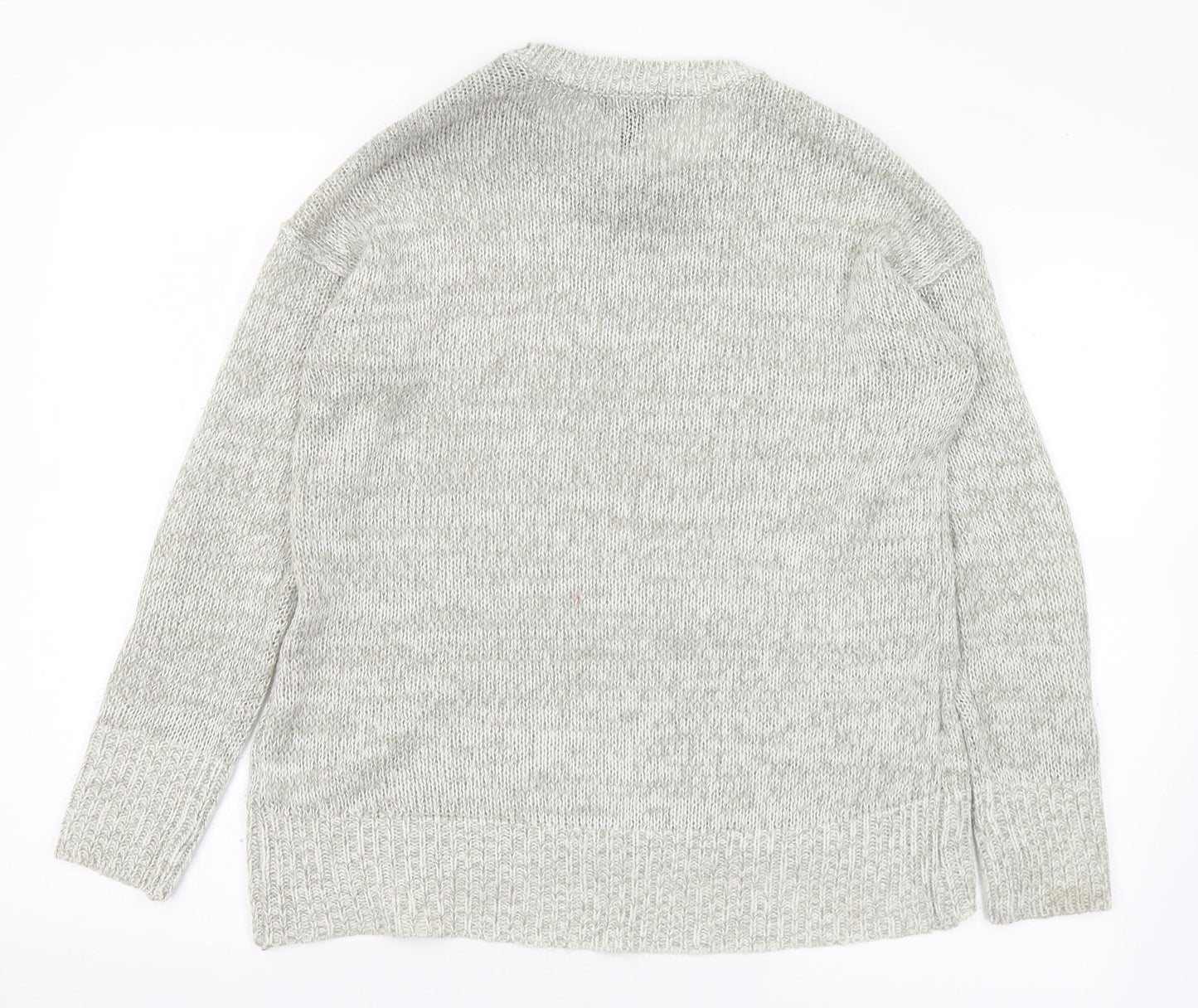Womens UK Size S New Look Grey Pullover Jumper