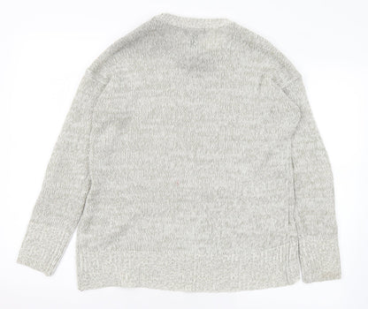 Womens UK Size S New Look Grey Pullover Jumper