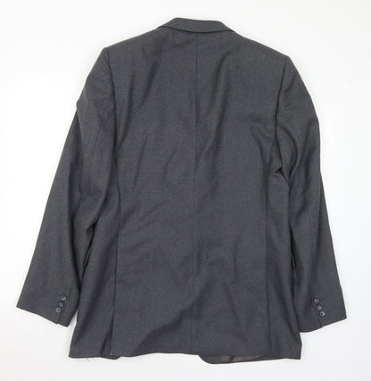 Mens UK Size 42 Rex Trueform Regular Grey Suit Jacket