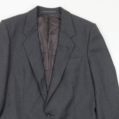 Mens UK Size 42 Rex Trueform Regular Grey Suit Jacket
