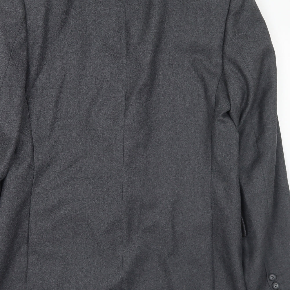 Mens UK Size 42 Rex Trueform Regular Grey Suit Jacket